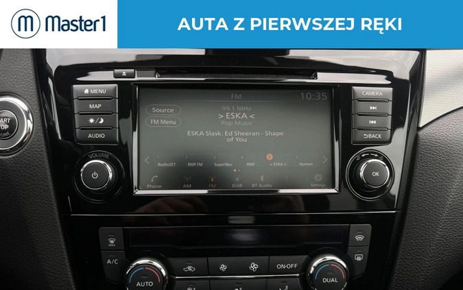 Nissan Qashqai cena 76850 przebieg: 83169, rok produkcji 2019 z Boguchwała małe 191